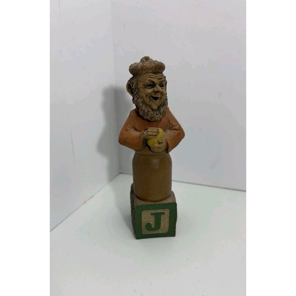Vintage Tom Clark Gnome Alphabet Block J Juggler Jug 1993 #50